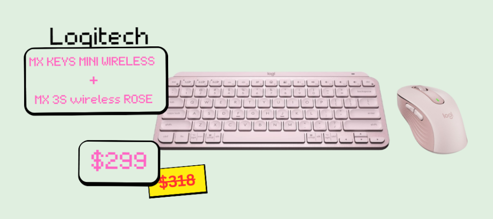 Pink Work-From-Home Essentials Bundle