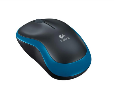 Logitech M185 Wireless Mouse (Blue)