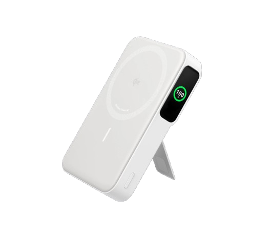 Anker 10,000 MagGo Power Bank with Built-in Smart Display 15W White