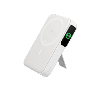 Anker 10,000 MagGo Power Bank with Built-in Smart Display 15W White