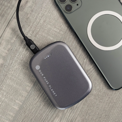 Our Pure Planet 10,000mAh Eco-friendly Wireless Power Bank 18W