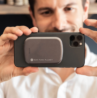 Our Pure Planet 10,000mAh Eco-friendly Wireless Power Bank 18W