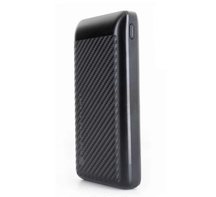 Our Pure Planet 20,000mAh Eco-friendly Power Bank 18W Black