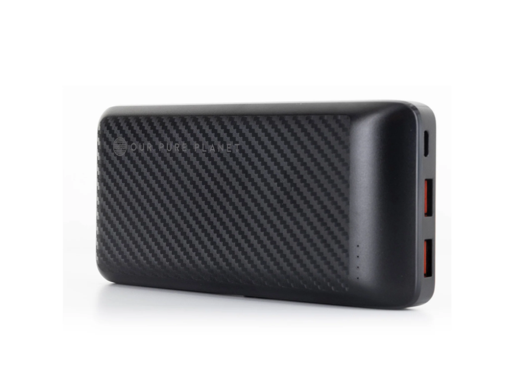 Our Pure Planet 20,000mAh Eco-friendly Power Bank 18W Black