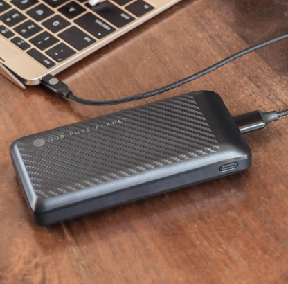 Our Pure Planet 20,000mAh Eco-friendly Power Bank 18W Black
